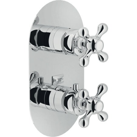 Façade thermostatique à encastrer 1 voie GRAZIA
