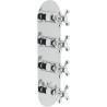 Façade thermostatique à encastrer 3 voies GRAZIA