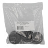 D200-set 5 bouchons chai.noirs baign.d45