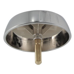 Volant abs chromé brillant + axe métal