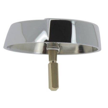 Volant abs chromé brillant + axe métal - réf. 0411287