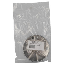 Capot ABS chromé brillant pour bonde receveur de douche TB90
