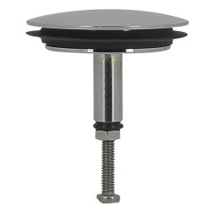 Clapet ø45 mm laiton chromé brillant pour plateau laiton