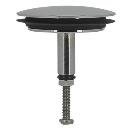 Clapet ø45 mm laiton chromé brillant pour plateau laiton