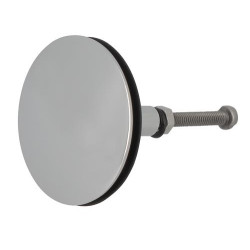 Clapet ø45 mm laiton chromé brillant pour plateau laiton
