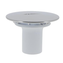 Capot ABS chromé brillant + tube plongeur pour bonde receveur de douche 690