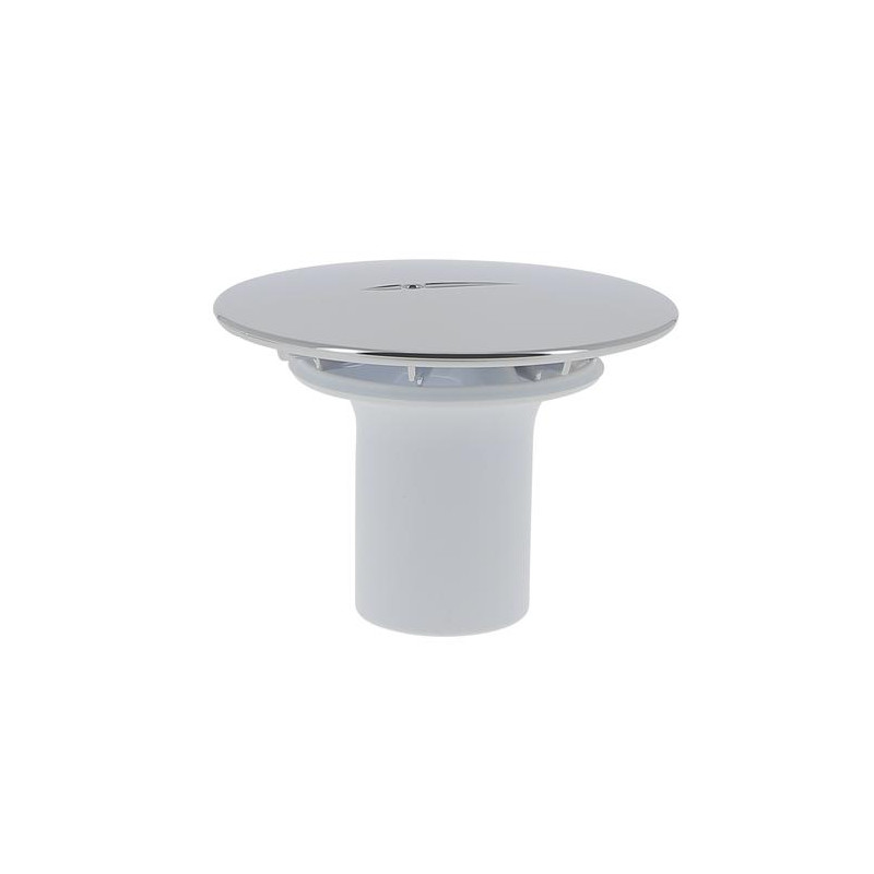 Capot ABS chromé brillant + tube plongeur pour bonde receveur de douche 690