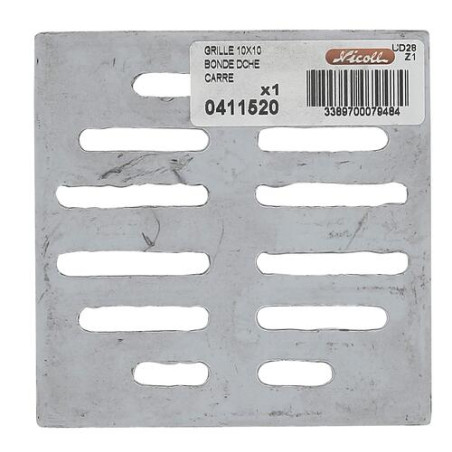 D751-grille 100/100 bonde douche a carrel d40