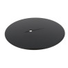 Capot ABS noir mat pour bonde receveur de douche TB90