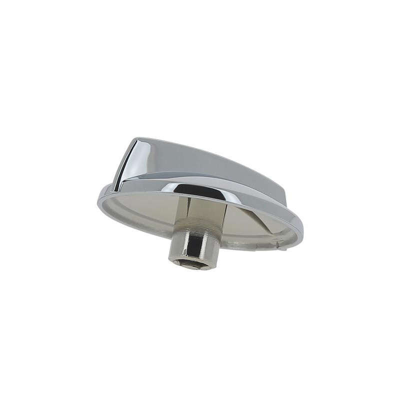 Volant de commande rotative chromé brillant