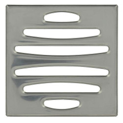Grille inox emboutie