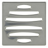 Grille inox emboutie