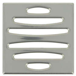 Grille inox emboutie