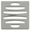 Grille inox emboutie