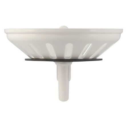 Panier manuel plastique blanc