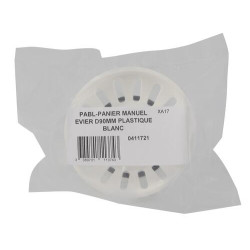 Panier manuel plastique blanc