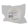 Panier manuel plastique blanc