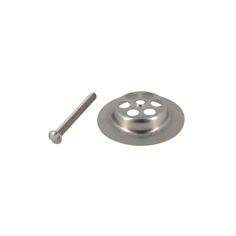 Plateau inox ø65 mm + vis m6x60 mm