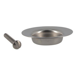 Plateau inox ø65 mm + vis m6x60 mm