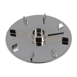 Capot métal chromé brillant pour bonde receveur de douche TBXS ou TBF2/TB21