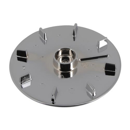 Capot métal chromé brillant pour bonde receveur de douche TBXS ou TBF2/TB21