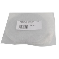Capot métal chromé brillant pour bonde receveur de douche TBXS ou TBF2/TB21