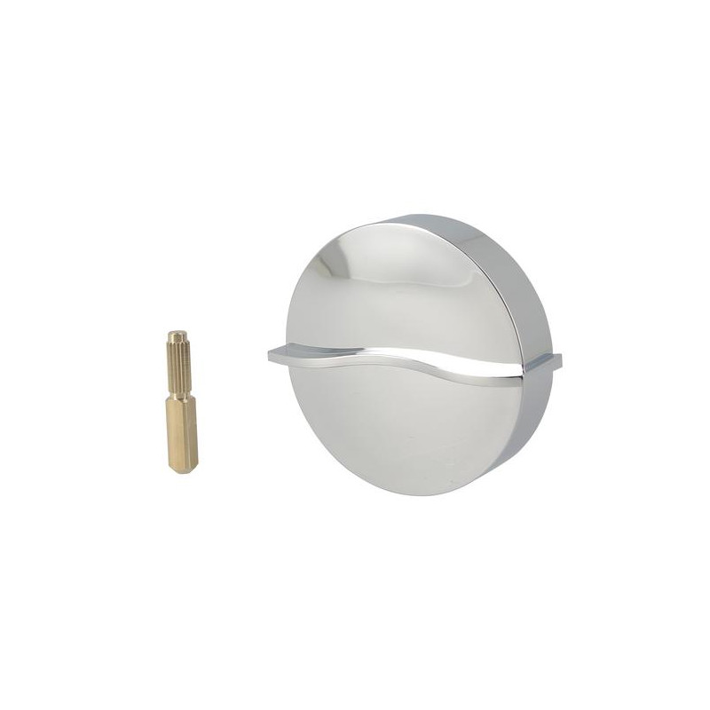 Volant seul, en ABS chromé, design WAVE, pour vidage baignoire EASYBAIN®