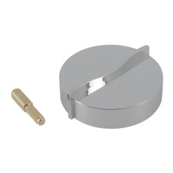 Volant seul, en ABS chromé, design WAVE, pour vidage baignoire EASYBAIN®