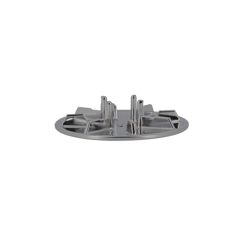 Capot métal chromé brillant pour TURBOFLOW ø90 mm