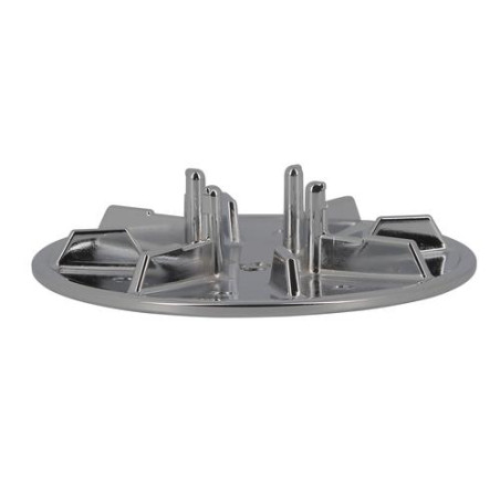 Capot métal chromé brillant pour TURBOFLOW ø90 mm