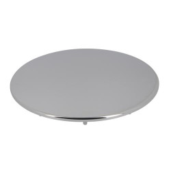 Capot métal chromé brillant pour TURBOFLOW ø90 mm