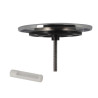 Clapet ø70 mm lisse chromé brillant + embout