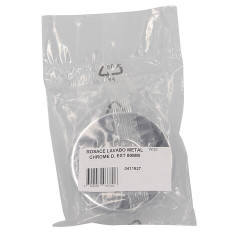 Rosace métal ø80 mm pour siphon lavabo