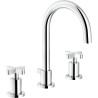 Mélangeur lavabo 3 trous LIRA