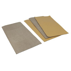 Jeu 4 plaques insonorisation pour baignoire acier