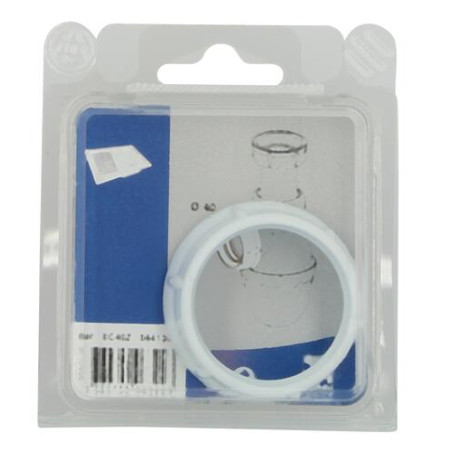 Ecrou de vidage pour évier, Ø 40 mm, blanc, en PVC