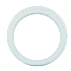 Ecrou de vidage pour évier, Ø 40 mm, blanc, en PVC
