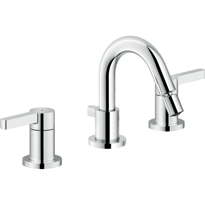Mélangeur bidet 3 trous poignée T1 LIRA DIAMOND