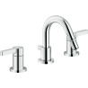 Mélangeur bidet 3 trous poignée T1 LIRA DIAMOND