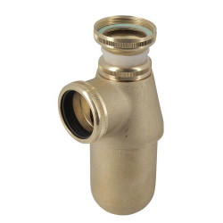 1052-siphon evier 1 1/2 laiton