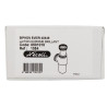 Siphon pour évier, laiton chromé brillant, Ø 40 mm, réglable en hauteur