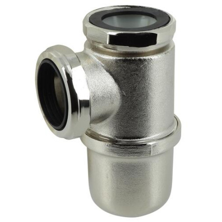 L2211-siphon lavabo 1 1/4 laiton chr mat