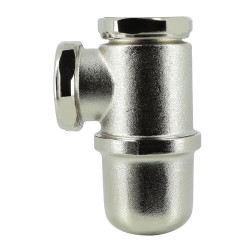 L2211-siphon lavabo 1 1/4 laiton chr mat