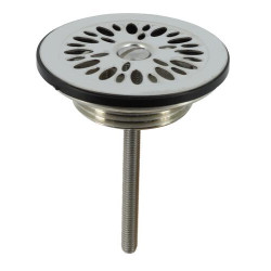 L2263-bonde grille d63 inox -corps laiton
