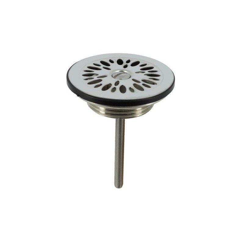 L2263-bonde grille d63 inox -corps laiton