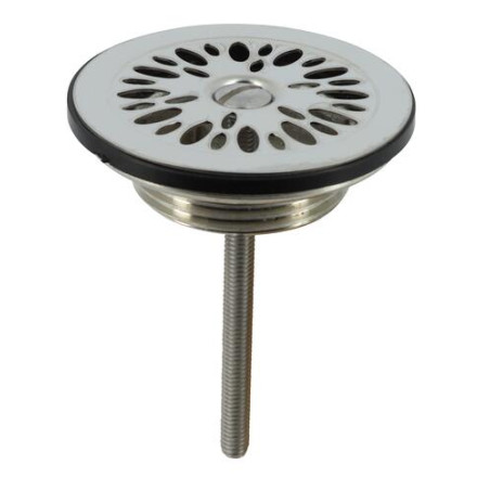 L2263-bonde grille d63 inox -corps laiton