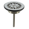 L2263-bonde grille d63 inox -corps laiton