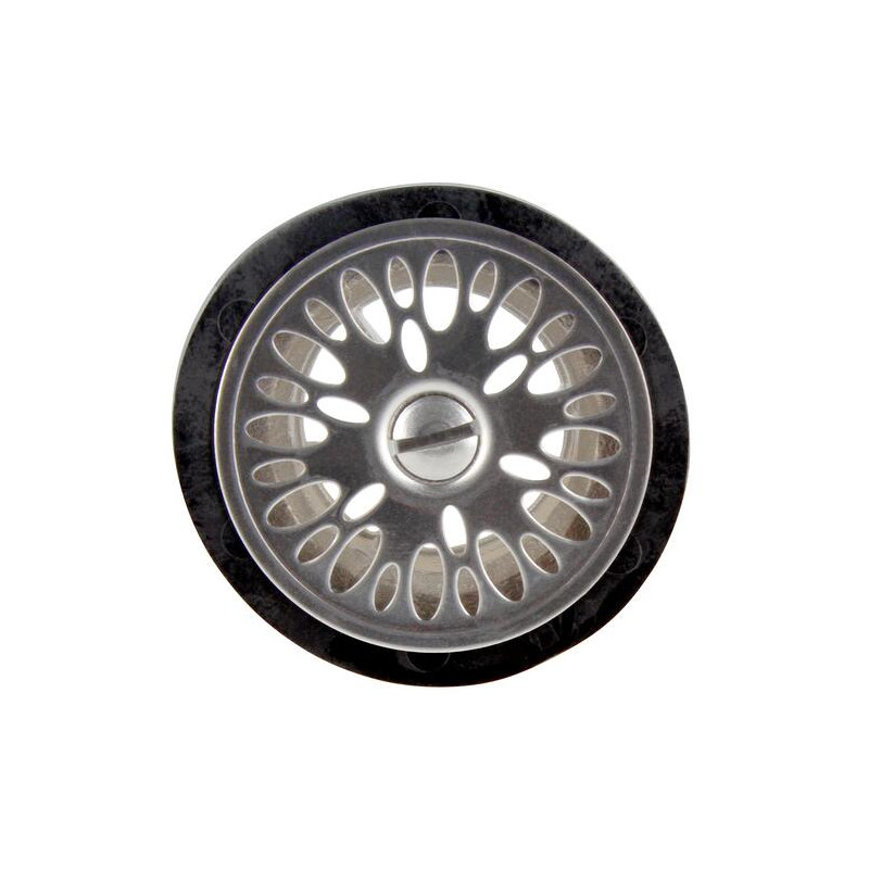 Bonde de lavabo, corps laiton, à grille Ø 55 mm, filetage 1"1/4