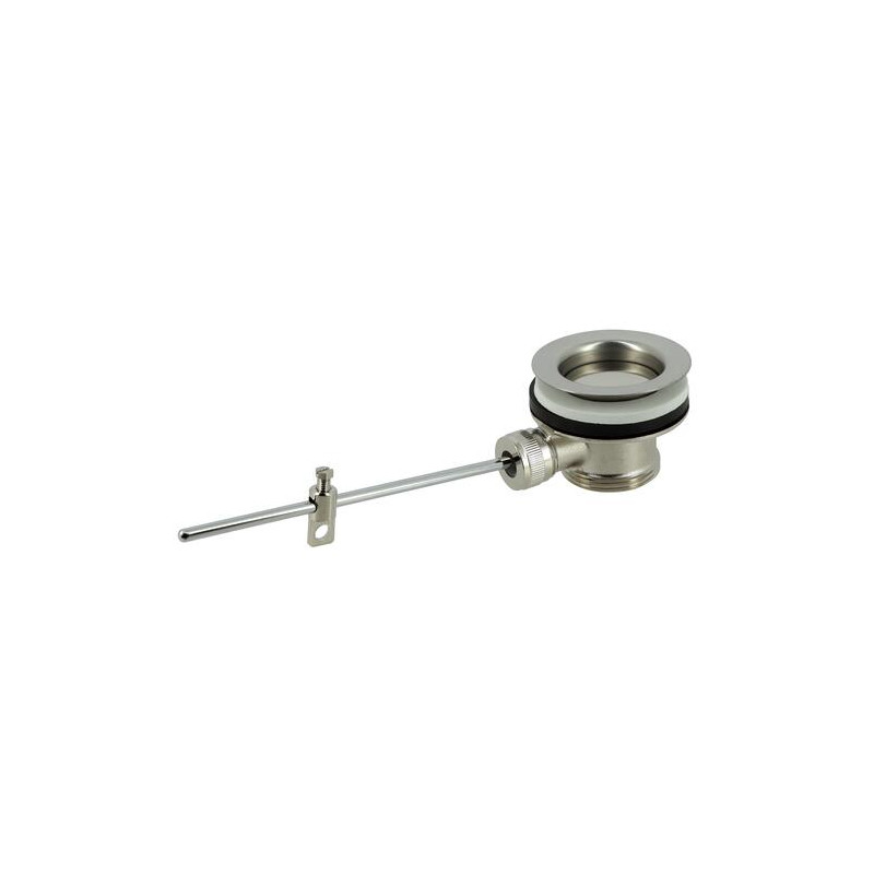 Bonde lavabo en laiton chromee avec tirette