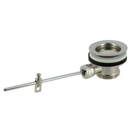 Bonde lavabo en laiton chromee avec tirette